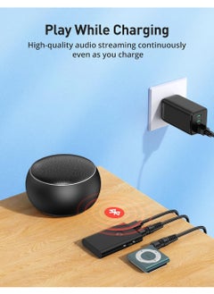 Rock Pow Bluetooth Adapter, Bluetooth 5.0 Transmitter and Receiver,3.5mm Wireless Audio Adapter, AptX Low Latency Dual Link Bluetooth Adapter for TV/PC/Home Sound System/Car  - Image 4