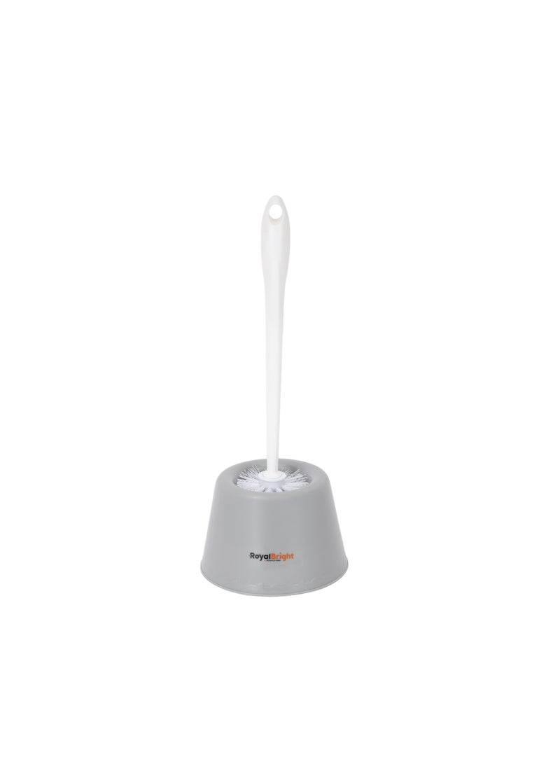 Royalford CleanTech Toilet Brush with Holder RF12839 Longer Handle Flexible Bristles - Image 1
