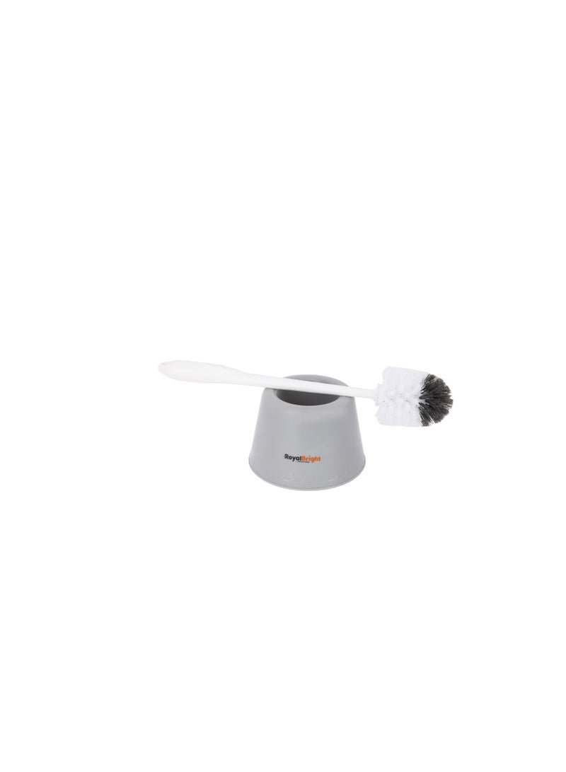 Royalford CleanTech Toilet Brush with Holder RF12839 Longer Handle Flexible Bristles - Image 2