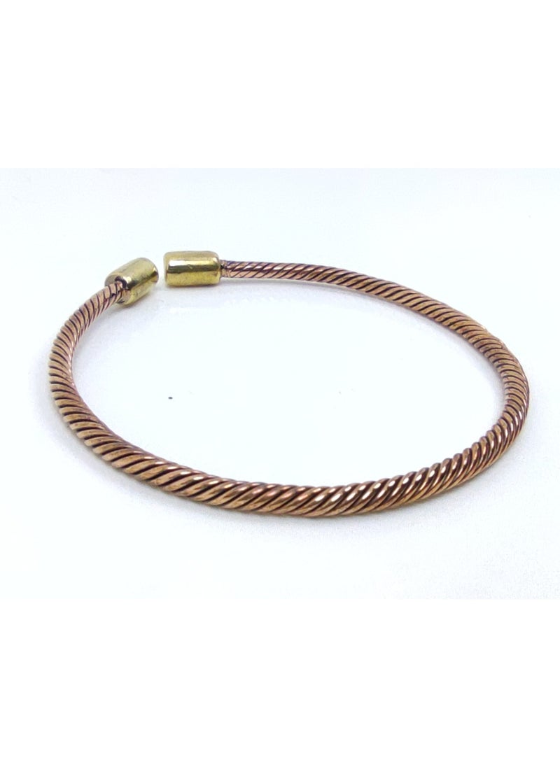 JC jimmycom Copper Cuff Bracelet,Twisted Copper,Bracelets For Men,Bracelets For Women,Bracelets,Jewelry for Men, Jewelry for Women,Bangles For Women,Bangles For Men,Bangles  - Image 4