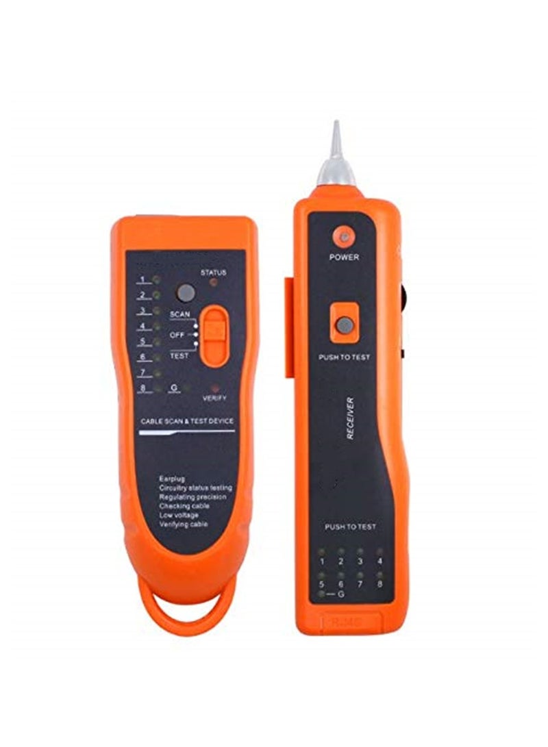 UTP STP Cat5 Cat6 RJ45 LAN Network Cable Tester Line Finder RJ11 Telephone Wire Tracker Tracer Diagnose Tone Kit XQ-350 - Image 5