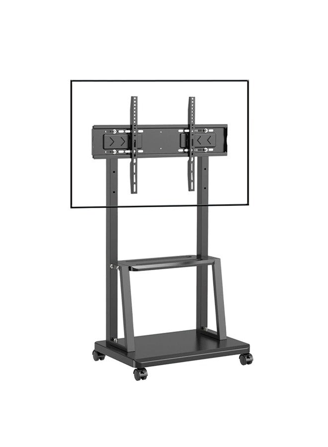 Universal Mobile TV Stand on Wheels, Heavy Duty Steel TV Cart for 32–70 Inch Screens (60kg Capacity) with 360° Swivel Casters & VESA 620x420, Ideal for Home, Office & Commercial Use  - Image 1
