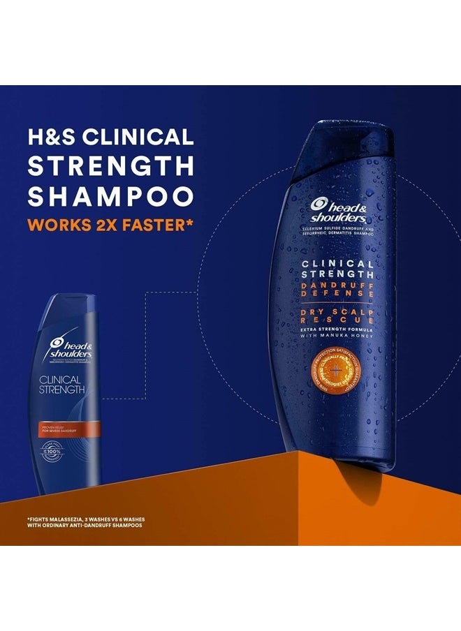 Head & Shoulders - (Pack of 2) Head & Shoulders Clinical Strength Dandruff Defense 2x400mL - Image 1
