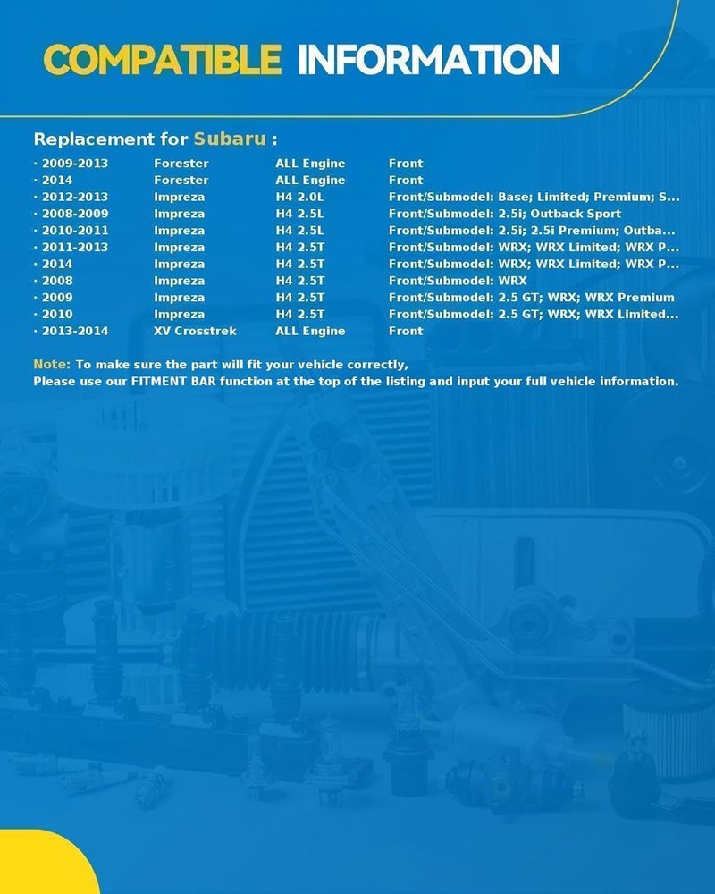 PHILTOP مجموعة محور العجلة الأمامية والمحامل من PHILTOP لطرازات سوبارو - Image 2