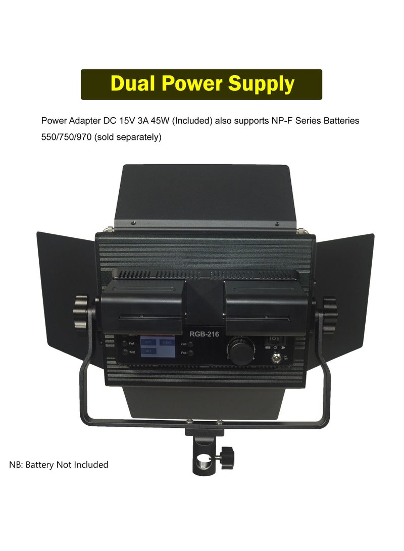 Coopic RGB-216 LED Video Light Panel for Outdoor Photography - Image 3