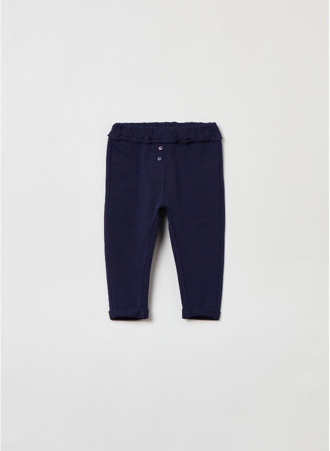 OVS Joggers In French Terry With Ruffles - Image 1