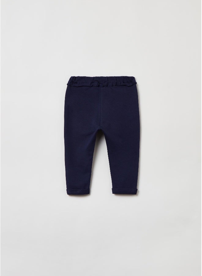 OVS Joggers In French Terry With Ruffles - Image 3