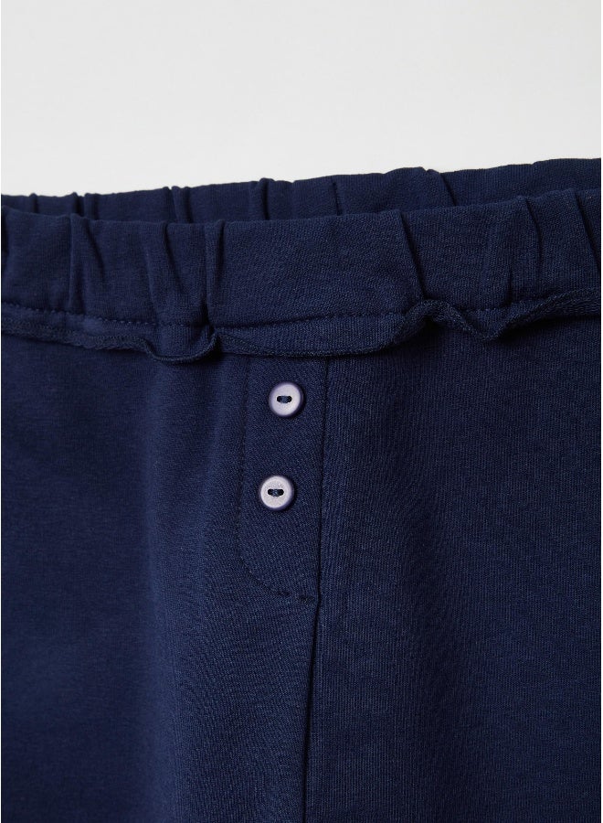 OVS Joggers In French Terry With Ruffles - Image 2