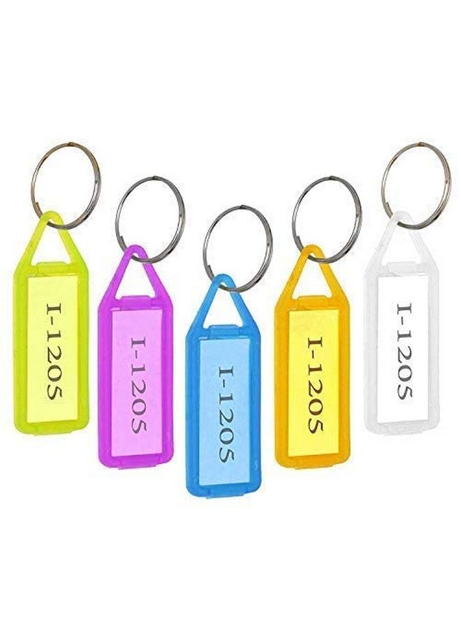 SCHUBERT Multicolor Keyring & Keychain with Name Tag Labels (Pack of 25pc) - Image 2