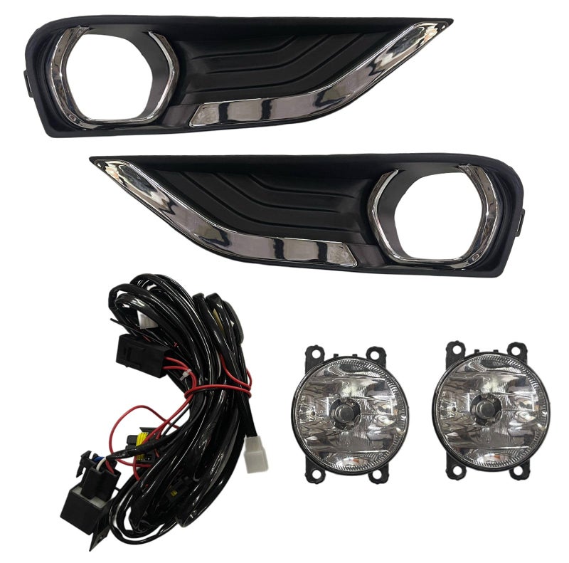 KD K D Fog Lamp Kit for Tiago 2020-Present, Complete Set With Bulb, Wiring, Relay & Switch - Image 1