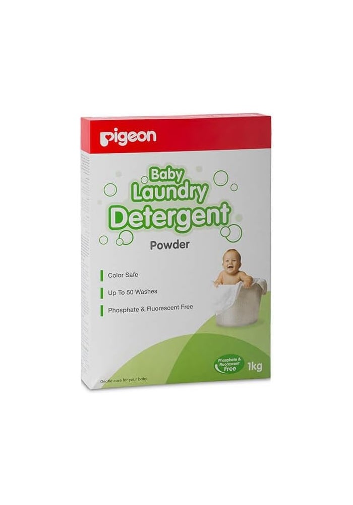 Pigeon Baby Laundry Detergent Powder, Color Safe, Up To 50 Wash, Phosphate & Fluorescent Free, Effectively Kills 99.99% of Bacteria, 1 Kg - Image 4