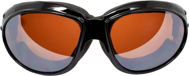Global Vision نظارات جلوبال فيجن إليمناتور مع عدسات شفافة، وعدسات قيادة، وعدسات مرآة صفراء - Image 3