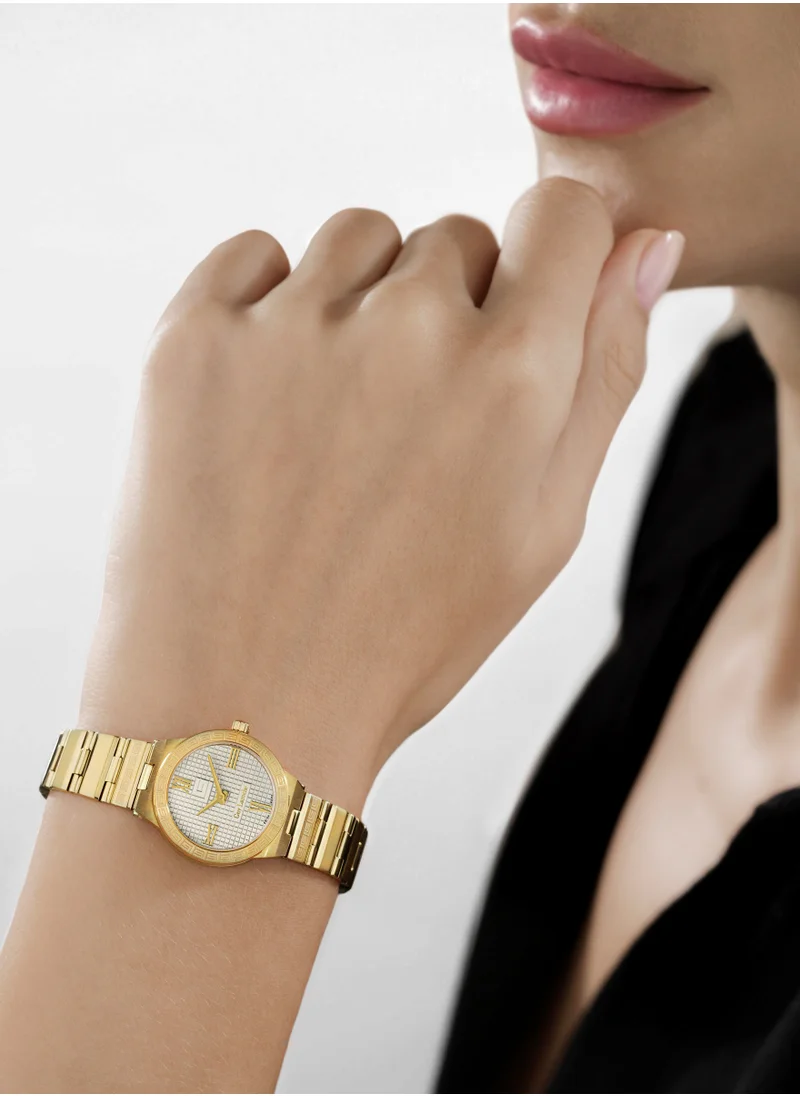 Guy Laroche Sacha Watch for Women with Gold Stainless Steel Bracelet 25 mm 5 Atm