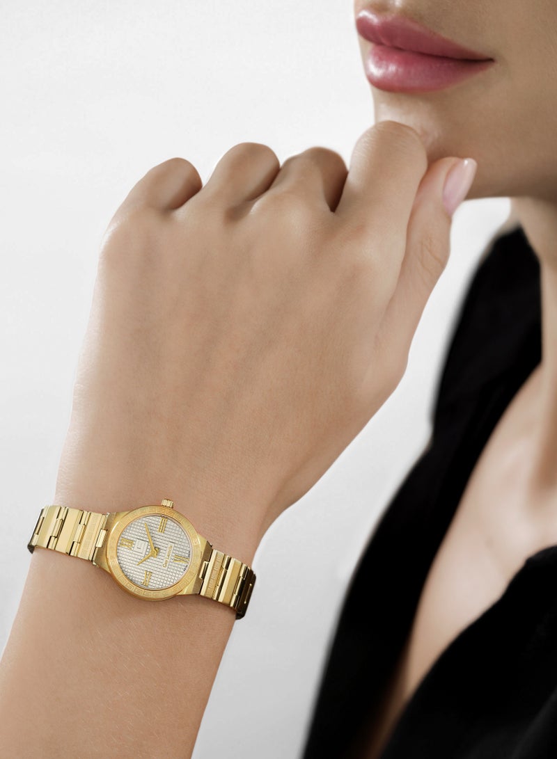 Guy Laroche Sacha Watch for Women with Gold Stainless Steel Bracelet 25 mm 5 Atm  - Image 5
