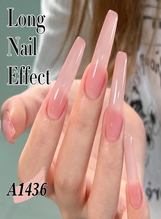 Double Rhythm مجموعة طلاء أظافر جل إيقاع مزدوج من 6 ألوان - ألوان باهتة خفيفة للأطفال - طلاء أظافر حليبي - مجموعة بداية لفن الأظافر DIY - صالون منزلي (وردي هلامي شفاف، بيج، أبيض، مجموعة 39) - Image 4