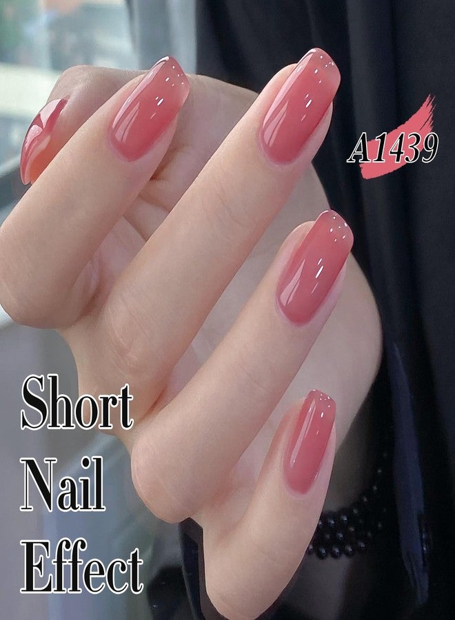 Double Rhythm مجموعة طلاء أظافر جل إيقاع مزدوج من 6 ألوان - ألوان باهتة خفيفة للأطفال - طلاء أظافر حليبي - مجموعة بداية لفن الأظافر DIY - صالون منزلي (وردي هلامي شفاف، بيج، أبيض، مجموعة 39) - Image 3