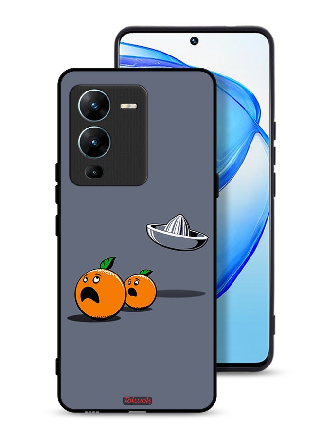 Tolwak Vivo V25 Pro 5G Protective Case Cover Minimalism Digital Art Humor - Image 1