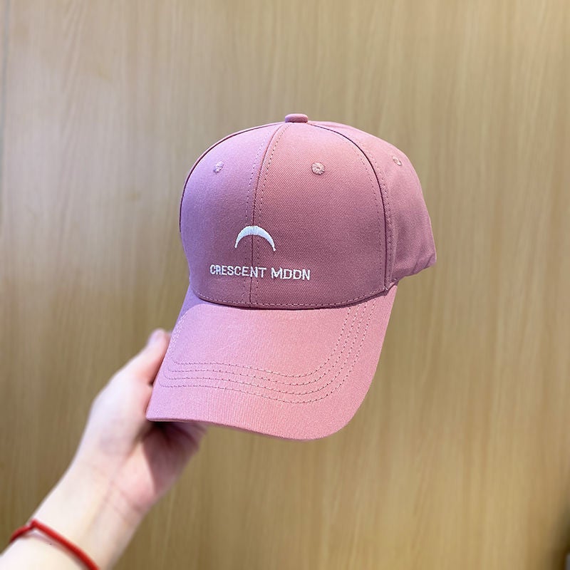 Baseball Cap Women Japanese Fresh Letter Embroidered Street UV Protection Hat - Image 4