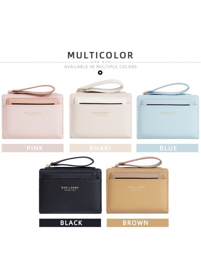 baellerry Korean Women's Purse Short Zipper Fashion Advanced Sense Wallet Multi-card Bag Female  - Image 5