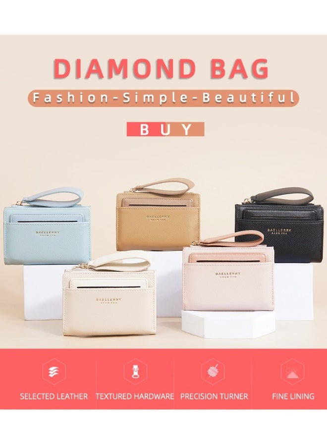 baellerry Korean Women's Purse Short Zipper Fashion Advanced Sense Wallet Multi-card Bag Female  - Image 3