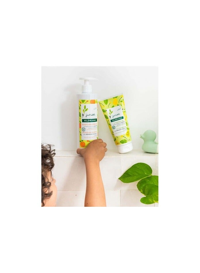 Klorane Untangling Shampoo Peach 500ml - Image 2