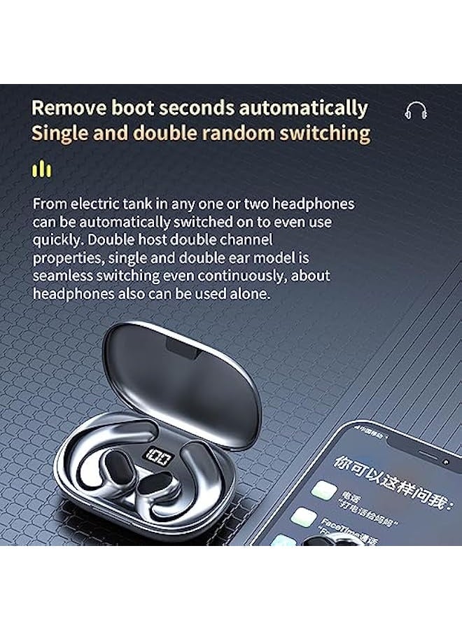 Topleo 144 Languages Translator Earbuds, Real Time Translation Headphone, Bluetooth 5.3 Wireless Translator Earphone with Noise Reduction for Travel Business Learn, Supports Calling (Black) - Image 5