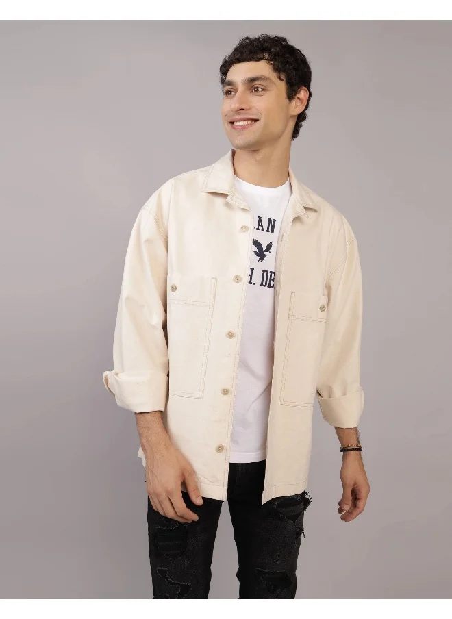 American Eagle AE Utility Shirt Jacket