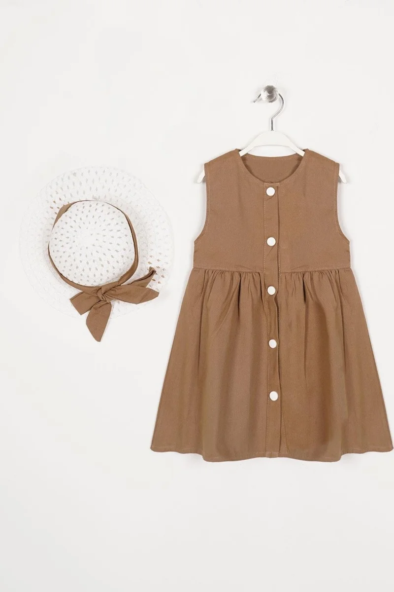 Zepkids Button Front Dress