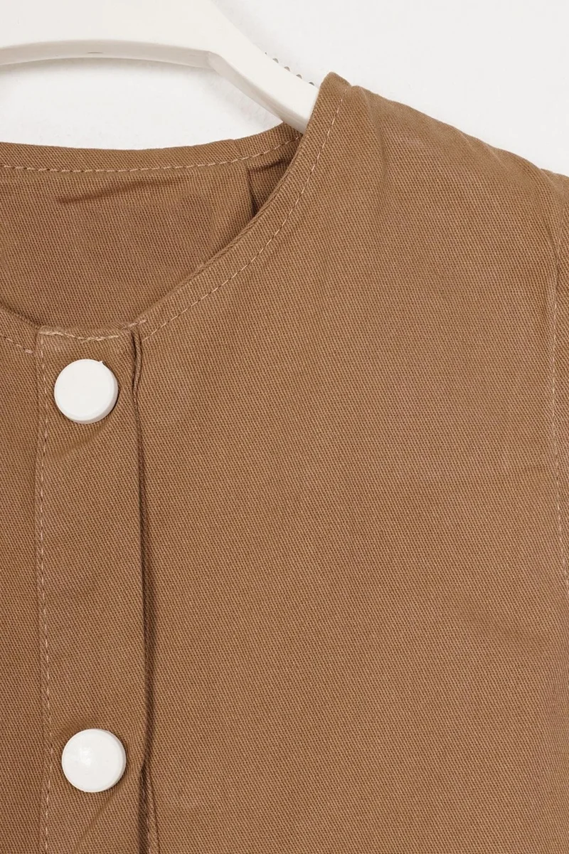 Zepkids Button Front Dress