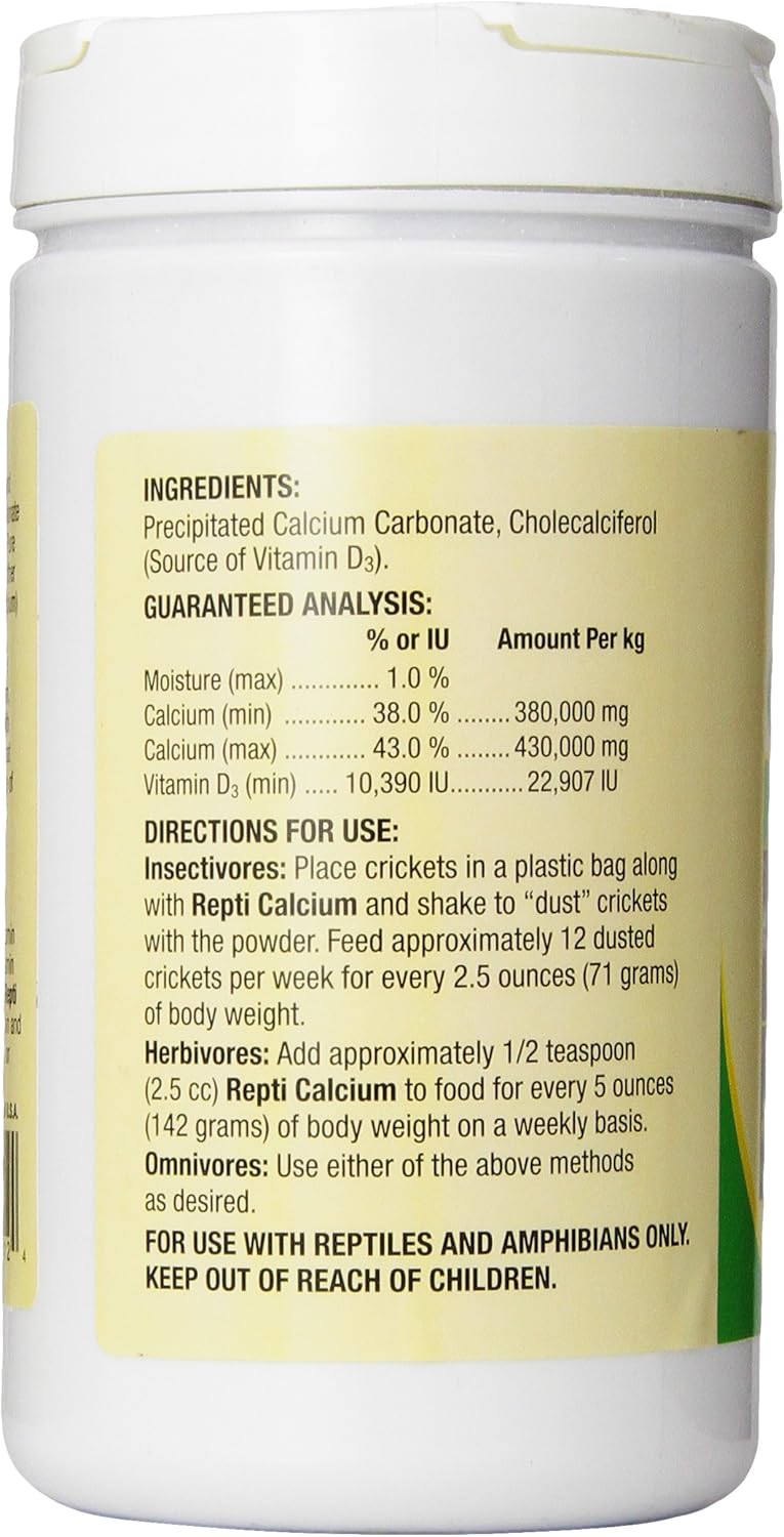 Zoo Med Reptile Calcium with Vitamin D3, 12-Ounce Powder Supplement - Image 2