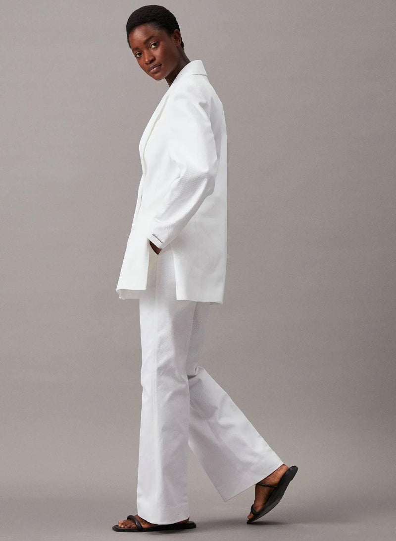CALVIN KLEIN Relaxed Bootcut Trousers - Image 4