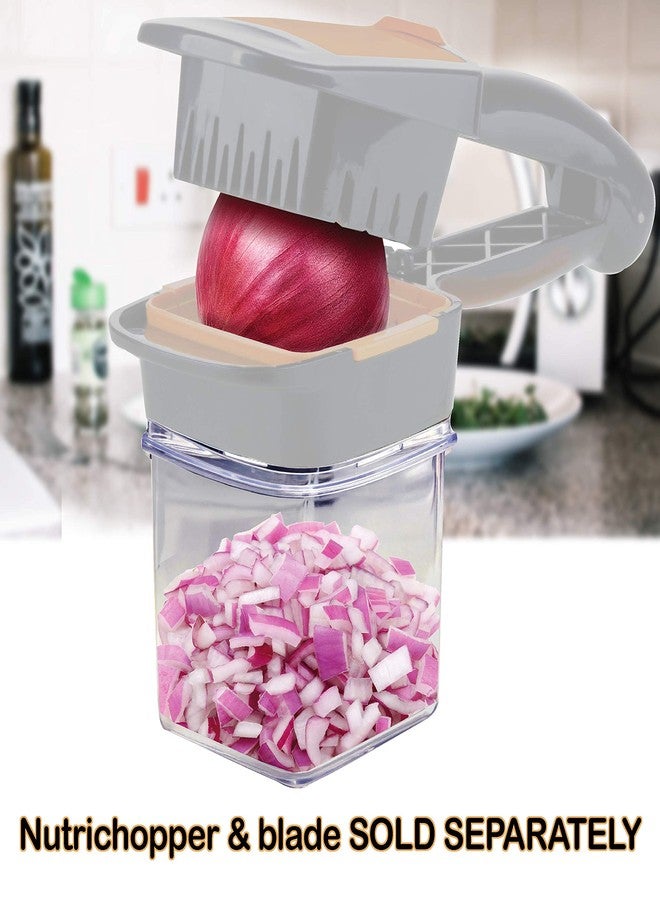 Nutrichopper Transparent Container 2-Pack with Airtight Locking Lid, Dishwasher Safe, Food Grade Transparent Acrylic As Seen On TV - Image 2