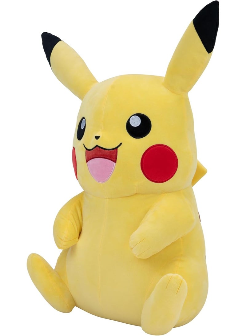 Pokemon Pokémon Pikachu 24-Inch Plush Toy, Official Super-Sized Soft & Cuddly Collectible Plushie - Image 1