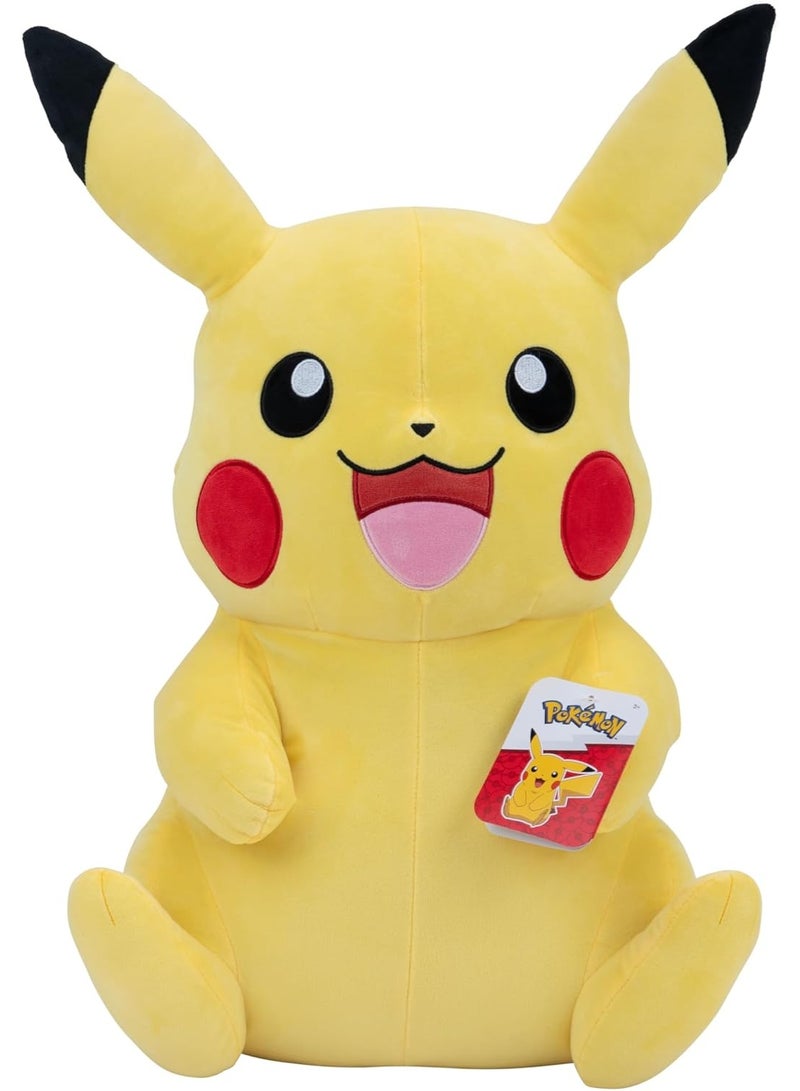 Pokemon Pokémon Pikachu 24-Inch Plush Toy, Official Super-Sized Soft & Cuddly Collectible Plushie - Image 2