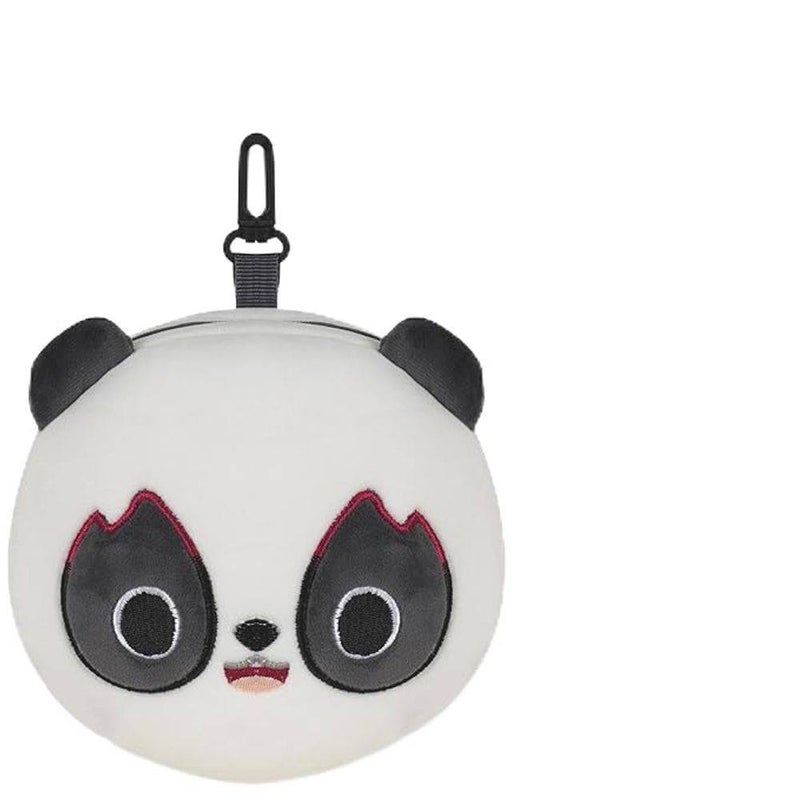 VEA Kids Panda Pillow with Eye Mask (Grey/White) - Image 1