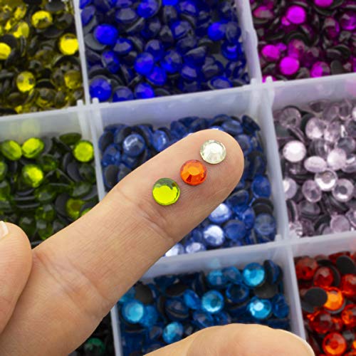 Summer-Ray.com Summer-Ray SS20 5mm Assorted Color Hot Fix Rhinestones In Storage Box - Image 3