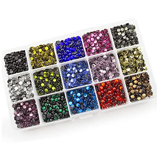 Summer-Ray.com Summer-Ray SS20 5mm Assorted Color Hot Fix Rhinestones In Storage Box - Image 4