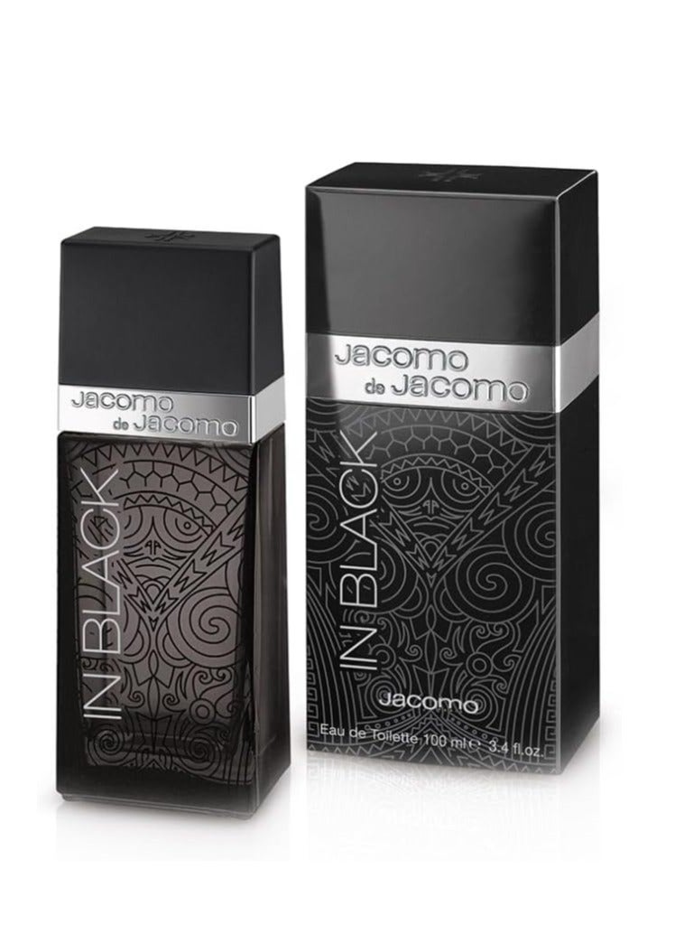 Jacomo Paris De Jacomo In Black For Men EDT 100ml  - Image 1