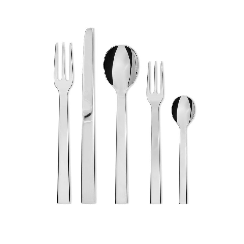 Alessi Santiago Cutlery 5 Piece Set Silver