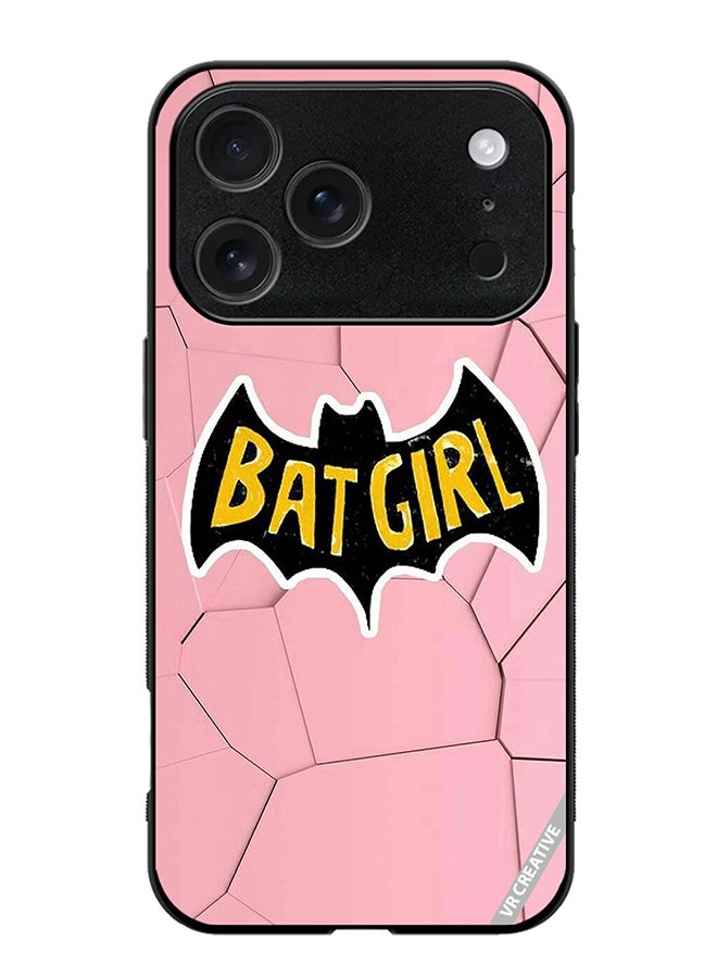VR CREATIVE Protective Case Cover For Apple iPhone 17 Pro Max Bat Girl Design Multicolour
