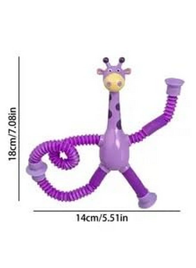 Kiti Kits KITI KITS Pop Tubes,Giraffe Or Robotics Fidget Tubes Sensory Toys Pack, Toddler Sensory Toys Imaginative Play & Stimulating Creative Learning (Pack of Giraffe-2)  - Image 3
