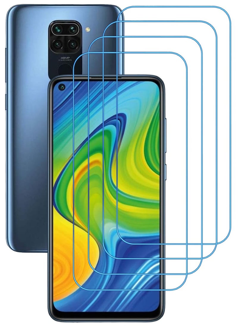 ACLIX 4 Pieces Antistatic ESD Dustproof Premium Quality High Definition Clear Tempered Glass Screen Protector Designed For Xiaomi Redmi Note 9 - Image 1