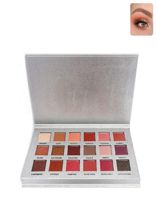 Futaba Golden Matte Nude Eye Shadow Palettes - 18 Colors - Image 3