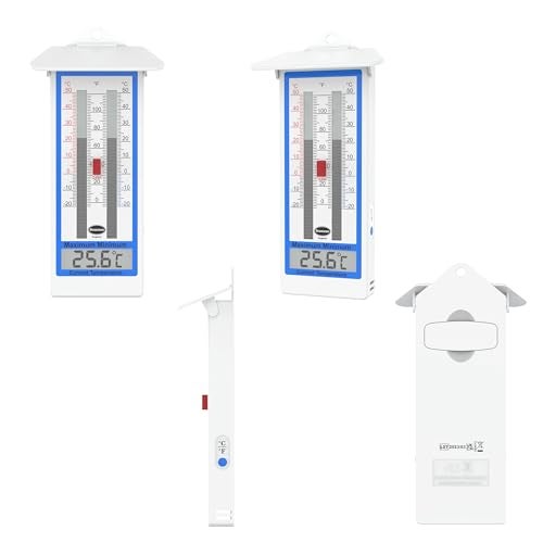 S. Brannan & Sons Digital Greenhouse Thermometer - Max Min Thermometer for Greenhouse or Garden Maximum and Minimum Temperatures Indoor Outdoor Greenhouse Accessories - Image 2