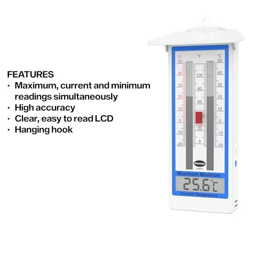 S. Brannan & Sons Digital Greenhouse Thermometer - Max Min Thermometer for Greenhouse or Garden Maximum and Minimum Temperatures Indoor Outdoor Greenhouse Accessories - Image 4