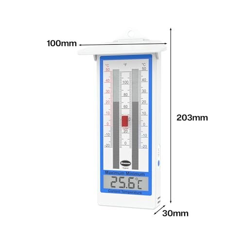 S. Brannan & Sons Digital Greenhouse Thermometer - Max Min Thermometer for Greenhouse or Garden Maximum and Minimum Temperatures Indoor Outdoor Greenhouse Accessories - Image 3
