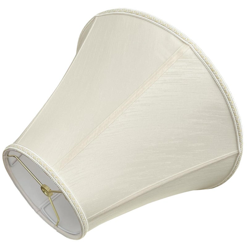 TOOTOO STAR Bell Lamp Shades, 7" x 15" x 10.5" Royal Style Spider LampShade or Table and Floor Lamps, Home Decor Beige Floor Lamp Table Lamp Shade - Image 3