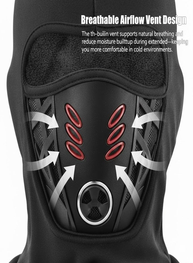 Balaclava Face Mask Men Winter Rider Warm Anti-haze Mask, Windproof Thermal Full Face Cover for Skiing, 3D Design Breathable Bandana, for Skiing,Snowboarding, Motorcycle & Cold Weather Outdoor Use - Image 3