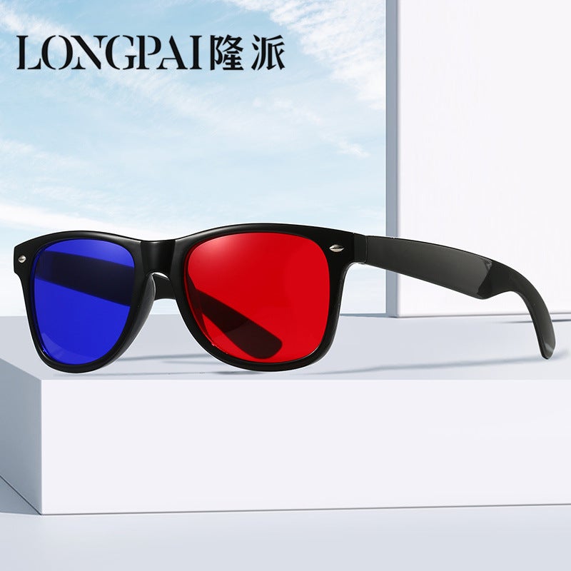 نظارات 3D جديدة حمراء وزرقاء كلاسيكية للهاتف المحمول والكمبيوتر والتلفاز لمشاهدة الأفلام ثلاثية الأبعاد مع النظارات - Image 2