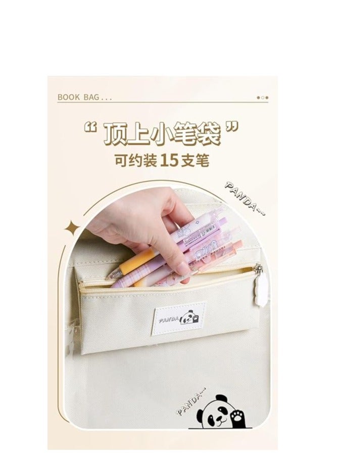 حقيبة دروس مضادة للماء للتلاميذ المصريين - شنطة شفافة للأدوات الفنية | تسع تابلت-قماش أوكسفورد مقاوم للغبار | شنطة دروس خصوصية بأزرار - Image 4